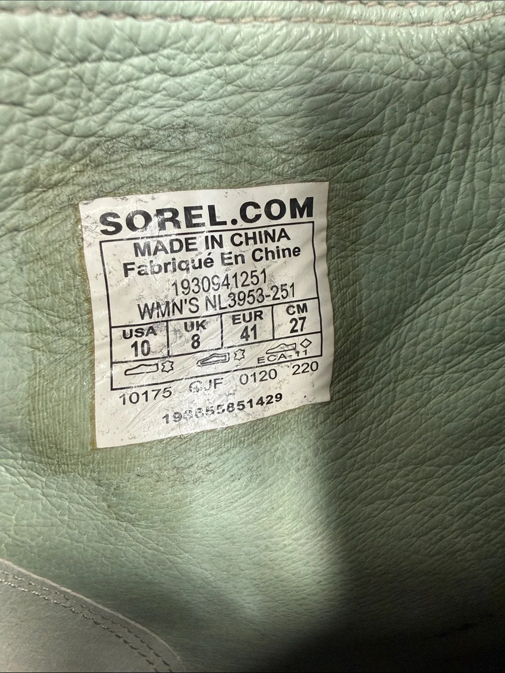 Sorel Joan Uptown Studded Sandy Suede Booties Size 10